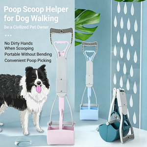 Eco-Friendly Plastic Travel Foldable Portable <strong>Dog</strong> <strong>Poop</strong> Scooper love at Home Fashion - Product Image 2