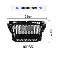 Voitures de grilles d'approvisionnement direct d'usine Yinhua pour logo personnalisé de calandre centrale 09-13 A3 S3