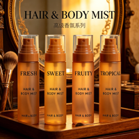 Paquete de 4 pulverizadores de perfume cosmético de tamaño de viaje, coloridos, personalizables, con capacidad ajustable, para cabello y cuerpo, de niebla fina, vacíos, recargables y a prueba de fugas.