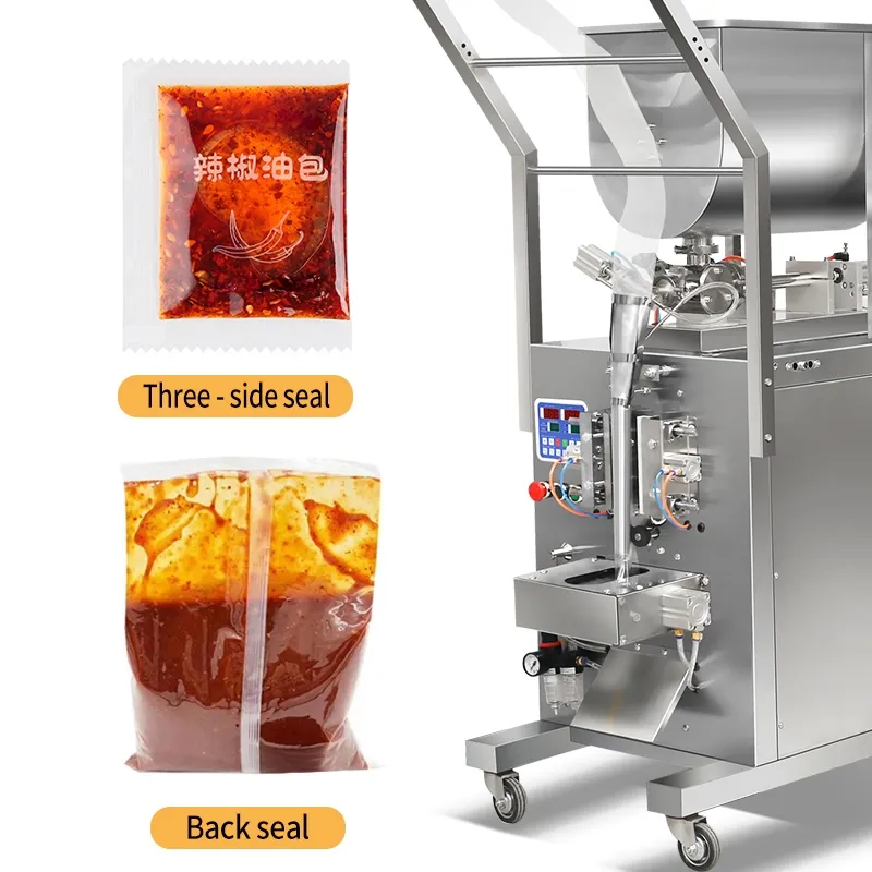 SCM dikey sos domates püresi paketleme makinesi viskoz kalın sıvı paketleme makinesi