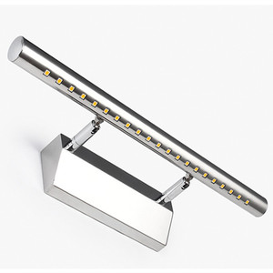 Applique murale LED en acier inoxydable 3W/5W/7W, blanc chaud, pour armoires <span class=keywords><strong>de</strong></span> <span class=keywords><strong>salle</strong></span> <span class=keywords><strong>de</strong></span> <span class=keywords><strong>bain</strong></span> <span class=keywords><strong>avec</strong></span> <span class=keywords><strong>interrupteur</strong></span> - Product Image 4