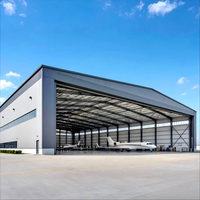 Hangar Prefabricado Moderno con Certificación CE, Estructura de Acero de Alta Resistencia, Almacenamiento Modular de Gran Envergadura para Uso Industrial