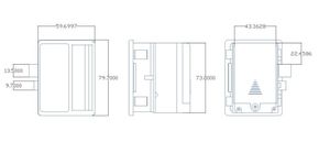 Cerradura Electrónica con Pantalla Táctil de Plástico Anti-Espionaje, Sensor de Microondas y Contraseña Numérica para Casilleros de Supermercado de Madera o Laminado - Product Image 3