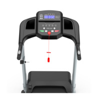 FITNESS Tapis de course électrique Moteur 2.5hp Tapis de course portables pour la maison avec livraison directe pliable