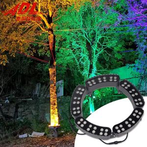 Projecteur LED annulaire extérieur RVB étanche IP65 pour parc, jardin, éclairage paysager, lampadaire pour arbre (type « câlin d'arbre ») - Product Image 2