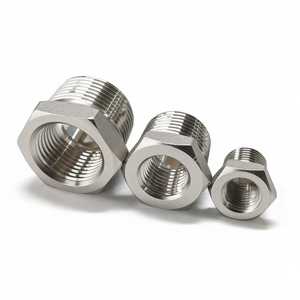 Buje Reductor de Acero Inoxidable con Cabeza Hexagonal COVNA, Rosca NPT BSP G, Hembra a Macho, Accesorio de Tubería - Product Image 1