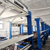 Machine à tisser circulaire à 4 navettes pour tissu de sacs tissés en raphia PP, avec un design compact et une haute efficacité