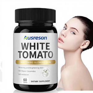 Tabletas de Extracto de Tomate Blanco Ausreson OEM, Producto de Belleza Diario Plus, Suplemento de Tomate Blanco Perla para Blanquear la Piel - Product Image 1