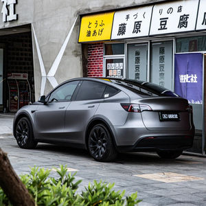 Euromaster super mat gris AMG gris mat vinyle wrap vinil film d'emballage de voiture changement de couleur <span class=keywords><strong>sur</strong></span> le véhicule - Product Image 3