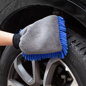 Éponge de lavage en microfibre de qualité supérieure, personnalisée, pour le <span class=keywords><strong>nettoyage</strong></span> des voitures, chenille, <span class=keywords><strong>brosse</strong></span> corail, gant de lavage, Carclean 2022042410031 - Product Image 3