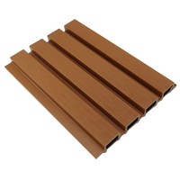 Revêtements muraux en composite bois-plastique (WPC) rainurés, imperméables et ignifuges, pour l'intérieur et l'extérieur, pour la construction de maisons, vente en gros