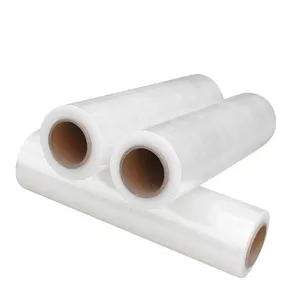 ฟิล์มยืดใสสีขาว LDPE ขนาด 500 มม. 450 มม. 15 ไมครอน 18 นิ้ว 17 ไมครอน ตัวอย่างฟรี - Product Image 1