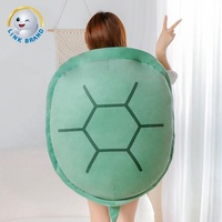 Coussin en peluche géant Tortue Abeille avec rembourrage en coton PP, taille 50-70cm, unisexe pour enfants, décoration d'intérieur