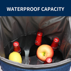 Soft <strong>Cooler</strong> Bags Wine Food Delivery Backpack Oxford Thermal Insulation Ice Bags for Camping Picnic Rucksack Waterproof <strong>Back</strong> <strong>Pack</strong> - Product Image 3