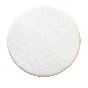 Nouveau Tapis de Table Rond en Marbre Écologique Noir avec Options d'Épaisseur 4mm/5mm/10mm, Design Solide pour la Décoration de Salle à Manger - Product Image 2