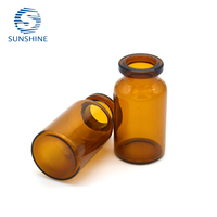Vente en gros YUJIN YJ-009 Flacon en verre personnalisé, récipient pharmaceutique, flacon d'injection, flacon de vaccin 10ml, à ouverture facile avec filtre