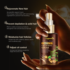 Set <span class=keywords><strong>Shampoo</strong></span> e Siero ARGANRRO per Trattamento Anticaduta e <span class=keywords><strong>Antiforfora</strong></span>, Riduce il Prurito e Stimola la Crescita dei Capelli - Product Image 6