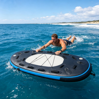 Traîneau de sauvetage gonflable professionnel pour situations d'urgence, en PVC de haute qualité avec sac, pour piscines et eaux océaniques