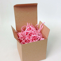 Réutilisez le papier de remplissage d'emballage déchiqueté par papier froissé de coupe pour la boîte-cadeau