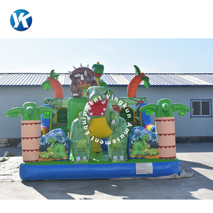Château gonflable commercial amusant et mignon pour enfants, trampoline gonflable dinosaure, combo château gonflable et maison <span class=keywords><strong>de</strong></span> rebond pour la vente - Product Image 6