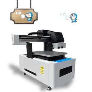Alta qualidade automática 4050 UV impressora plana para couro, madeira, vidro, telefone caso capa impressão máquina