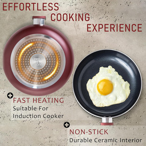 Fashion Detachable Handle Pot Cooking Nonstick Cookware <b>Sets</b> - Product Image 4