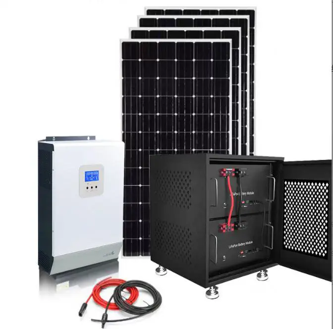 Machine intégrée de contrôle d'onduleur hors réseau panneau de génération de système d'énergie solaire ménage 1000w ensemble complet
