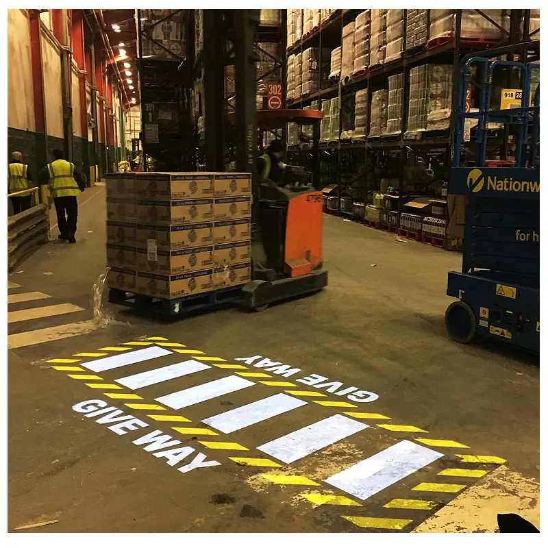 TNT Manufacturing Solution d'avertissement de sécurité au travail Signe Logo Gobo Projecteur Lumière