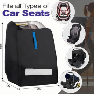 Bolsa de Viaje <span class=keywords><strong>para</strong></span> Asiento de Coche <span class=keywords><strong>para</strong></span> Avión, Acolchada, con Correas Ajustables, Resistente al Agua, Ligera y Plegable - Product Image 2