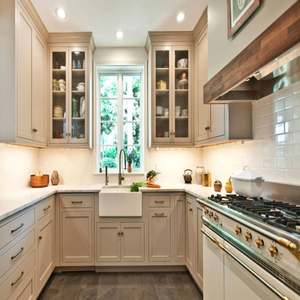 Muebles de Cocina de Estilo Europeo Moderno, Juego Completo, Serie Blanca, Gabinetes de Cocina de Madera Maciza Hechos a Medida con Cualquier Accesorio - Product Image 5