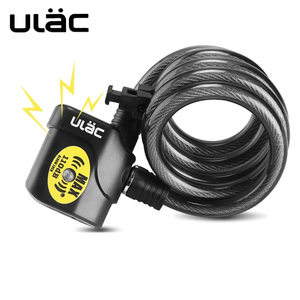 ULAC-candado de alarma para bicicleta, candado de <span class=keywords><strong>Cable</strong></span> de seguridad antirrobo - Product Image 1