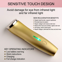 Baguette de beauté à lumière rouge pour le visage, lifting, raffermissement, anti-rides, rajeunissement 42 ℃   Soins Chaleureux Certifiés CE