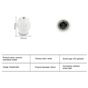 Bộ Chuyển Đổi Ổ <span class=keywords><strong>C</strong></span>ắm Ánh Sáng Ổ <span class=keywords><strong>C</strong></span>ắm Điện <span class=keywords><strong>E27</strong></span> Cho Bóng Đèn LED - Product Image 2
