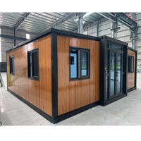 Maison miniature pliable prête à l'emploi Maisons en conteneur portable Maison préfabriquée extensible prête à être expédiée