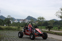 Kart de course à un siège 180CC, kart à pédales à quatre roues, buggy tout-terrain pour adultes