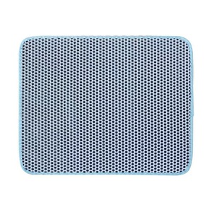 Extra-Large Double-Layer <b>Cat</b> Litter Mat - Hollow Leak-Filtering Floor Mat - Product Image 4