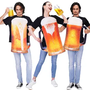 Costume drôle femmes bière tenues pour Halloween Mardi Gras carnaval Oktoberfest Costume