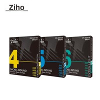 Senar Bass Elektrik Empat Senar ZIKO Liou DN-045 Berlapis Anti Karat Baja Nikel Set Universal untuk Alat Musik