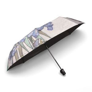 Parapluie pliant de voyage léger à ouverture automatique de 23 pouces, style populaire personnalisé avec logo promotionnel pour hommes et femmes - Product Image 3