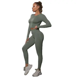 Damen Biker-Short-Set Fitnessbekleidung Yoga Fitness-Übungs-Yoga-Shorts-Sets hochwertige Yoga-Kleidung Damen-Workout-Shorts-Set