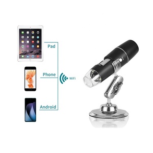 200X Wireless Wi-Fi Digital Zoom Microscope 3.0MP Camera 8-LED Light Handheld Magnifying Glass Magnifier for iOS/Android Phone Tablet 200X Wireless Wi-Fi Digital Zoom Microscope 3.0MP Camera 8-LED Light Handheld Magnifying Glass Magnifier for iOS/Android Phone Tablet
