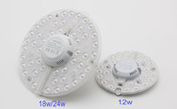 Module LED avec lentille 120lm/w 12w 18w 24w pour plafonnier, remplace la lumière tamisée AC 2835 SMD Module LED rond avec lentille