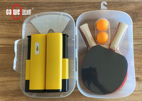 1 ensemble de tennis de Table, 2 raquettes en bois et 2 balles de ping-pong, Portable, de bonne qualité, prix d'usine