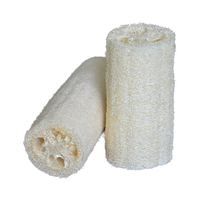 Pouf de luffa naturel de 4 pouces pour douche, éponge luffa pour le corps, éponges luffa biologiques écologiques