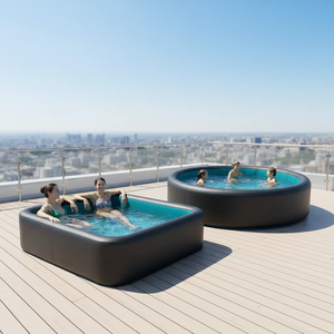 <span class=keywords><strong>Piscine</strong></span> gonflable portable d'extérieur en PVC, taille personnalisée, durable, avec technologie Drop Stitch, pour enfants, usage domestique - Product Image 2