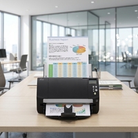 Scanner recto-verso A4 FI-7180 80ppm 160ipm CCD 600dpi USB 3.0 Noir pour documents de bureau