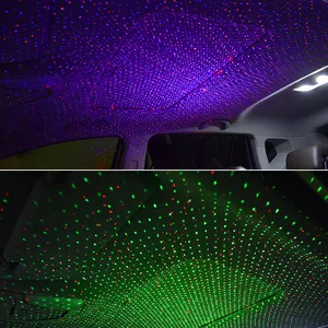 Rifornimento della fabbrica USB LED Star proiettore atmosfera lampada ambientale tetto auto luce interna