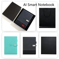 Bloc-notes intelligent avec assistant vocal IA, recharge sans fil, reconnaissance d'écriture OCR, bloc-notes numérique pour cadeaux de bureau