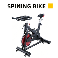 Vélo de spinning d'intérieur X Frame avec volant d'inertie en acier de 15 kg, transmission par courroie, résistance magnétique, charge maximale de 260 kg, pour usage domestique et semi-professionnel en studio de fitness
