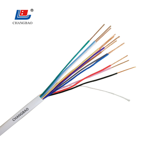สายเคเบิลควบคุมระบบรักษาความปลอดภัยแบบมีฉนวนป้องกัน ขนาด 12AWG-24AWG 2-12 แกน สายเคเบิลระบบรักษาความปลอดภัย 12AWG แบบ 2 แกน สายเคเบิลควบคุมแบบมีฉนวนป้องกัน ODM - Product Image 4